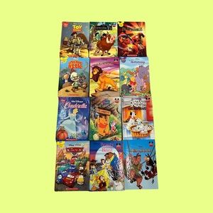 Lot of 12 classic Disney Books, Wonderful World of Reading series, Like New